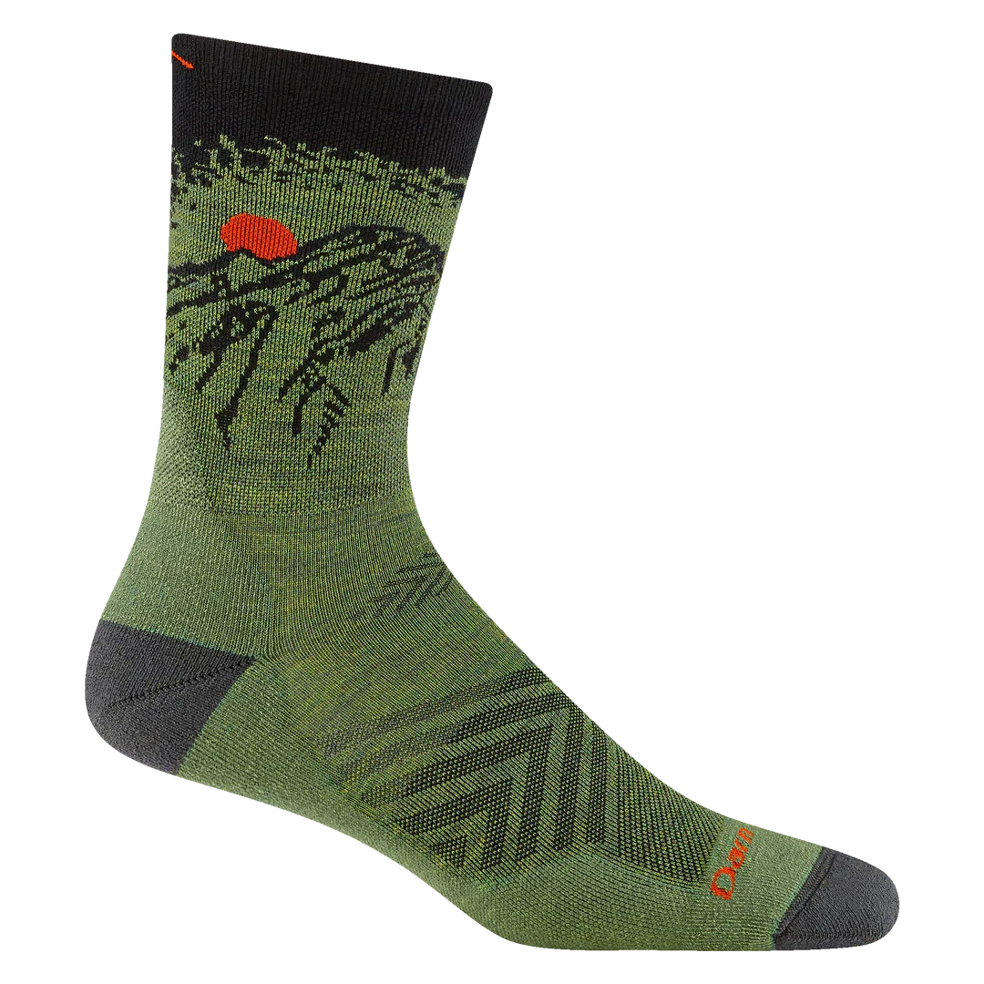 Darn Tough Men's Vert Micro Crew Ultra-Lightweight Running Sock With Cusion