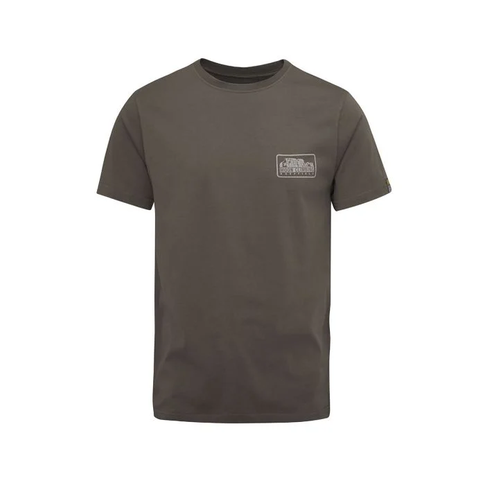 Moon Printed Badge T-Shirt - Men's