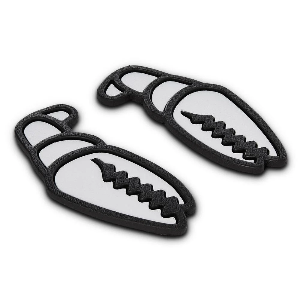 Crab Grab Mega Claw Snowboard Traction Stomp Pad Black/White - 2 Pack