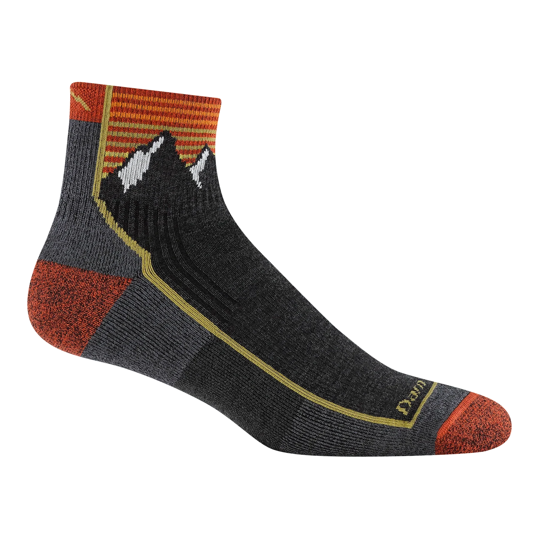 Darn Tough Mens Hiker Quarter Midweight Hiking Sock