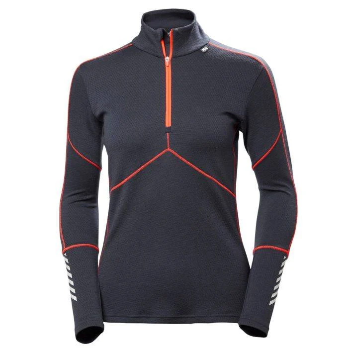 Helly Hansen Hh Lifa Wms Merino Classic 1/2 Zip Graphite Blue