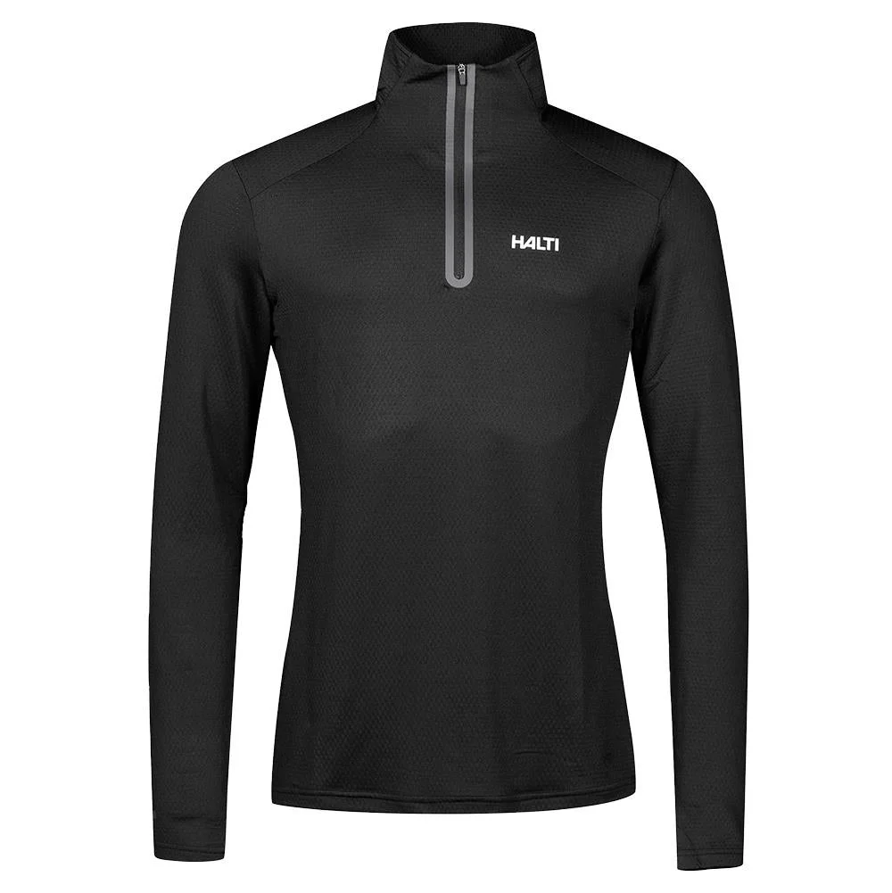 Halti Jaako Mens Half-Zip Midlayer Shirt Black
