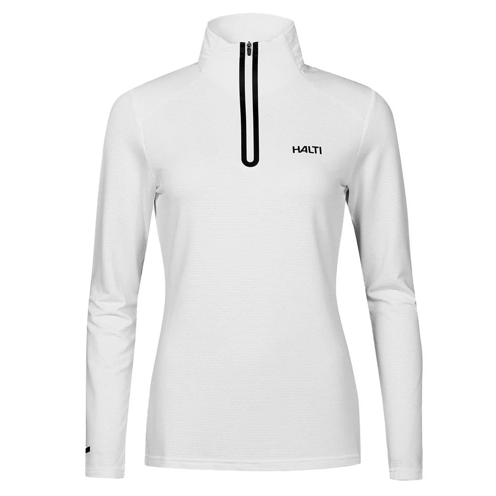 Halti Jaako Womens Half-Zip Midlayer Shirt White