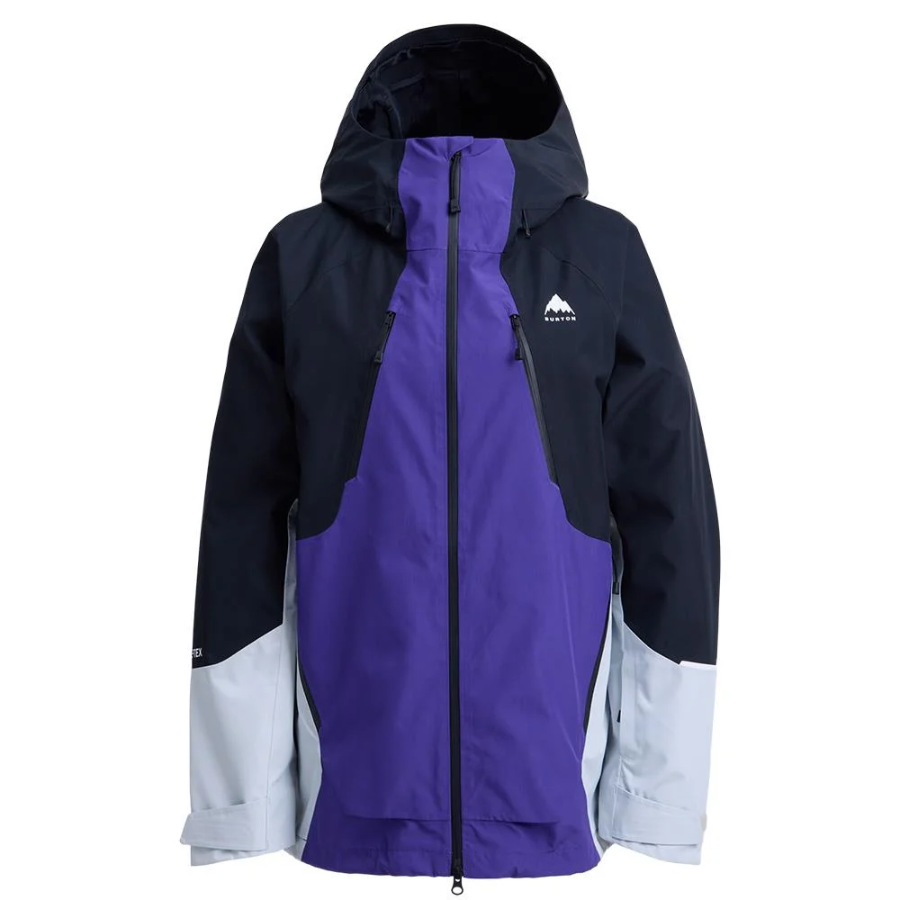 Burton Reserve GORE-TEX 2L Womens Jacket Prism Violet/True Black/Gray Cloud