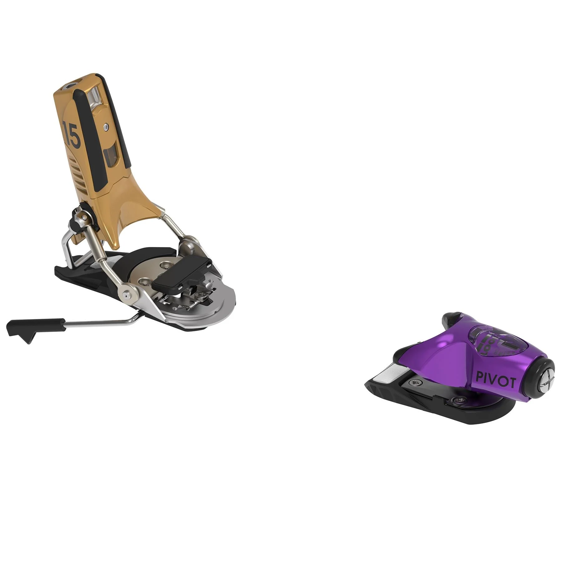 Look Pivot 2.0 15 GW Ski Bindings Purple / Gold