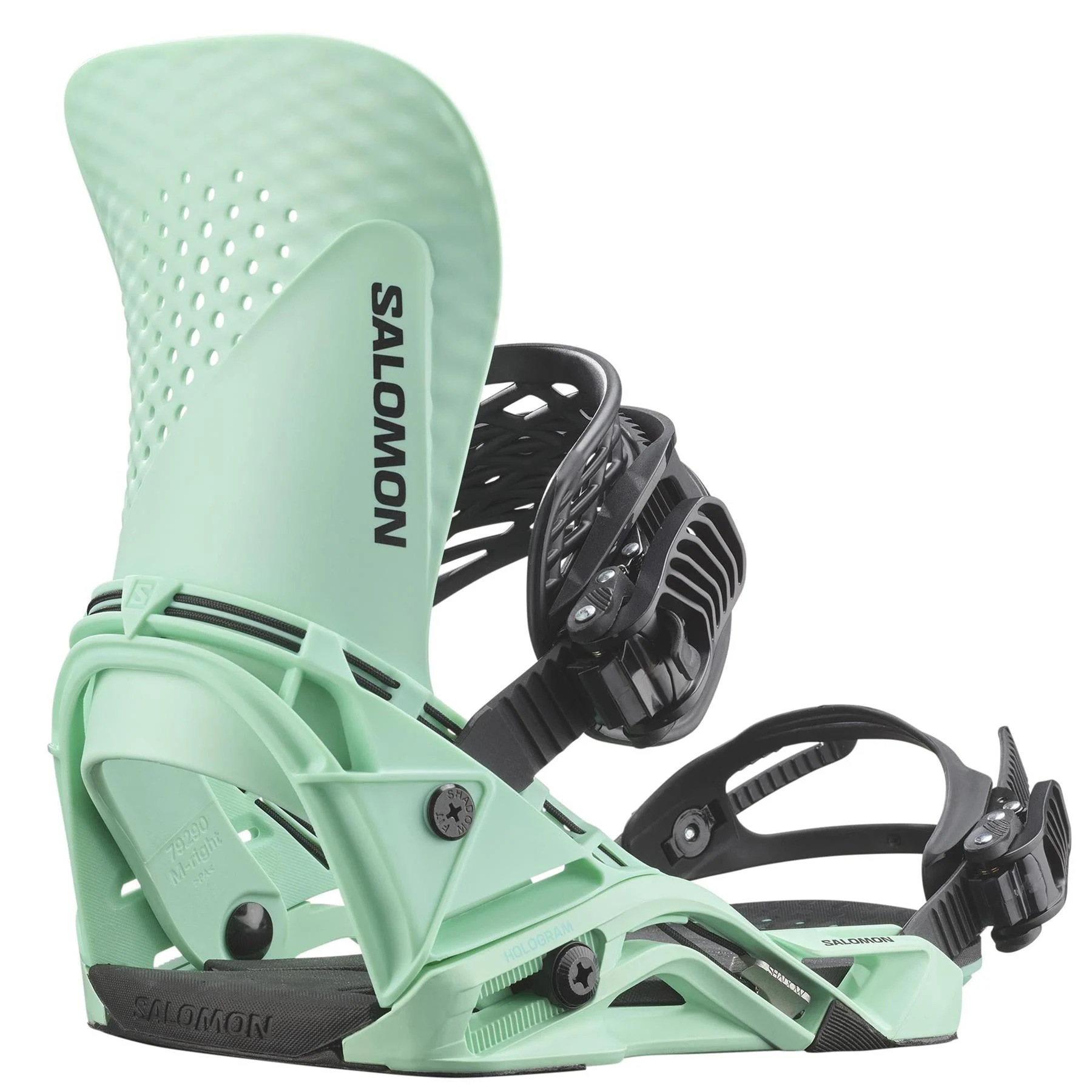 Salomon Hologram Unisex Snowboard Bindings Spearmint 2026