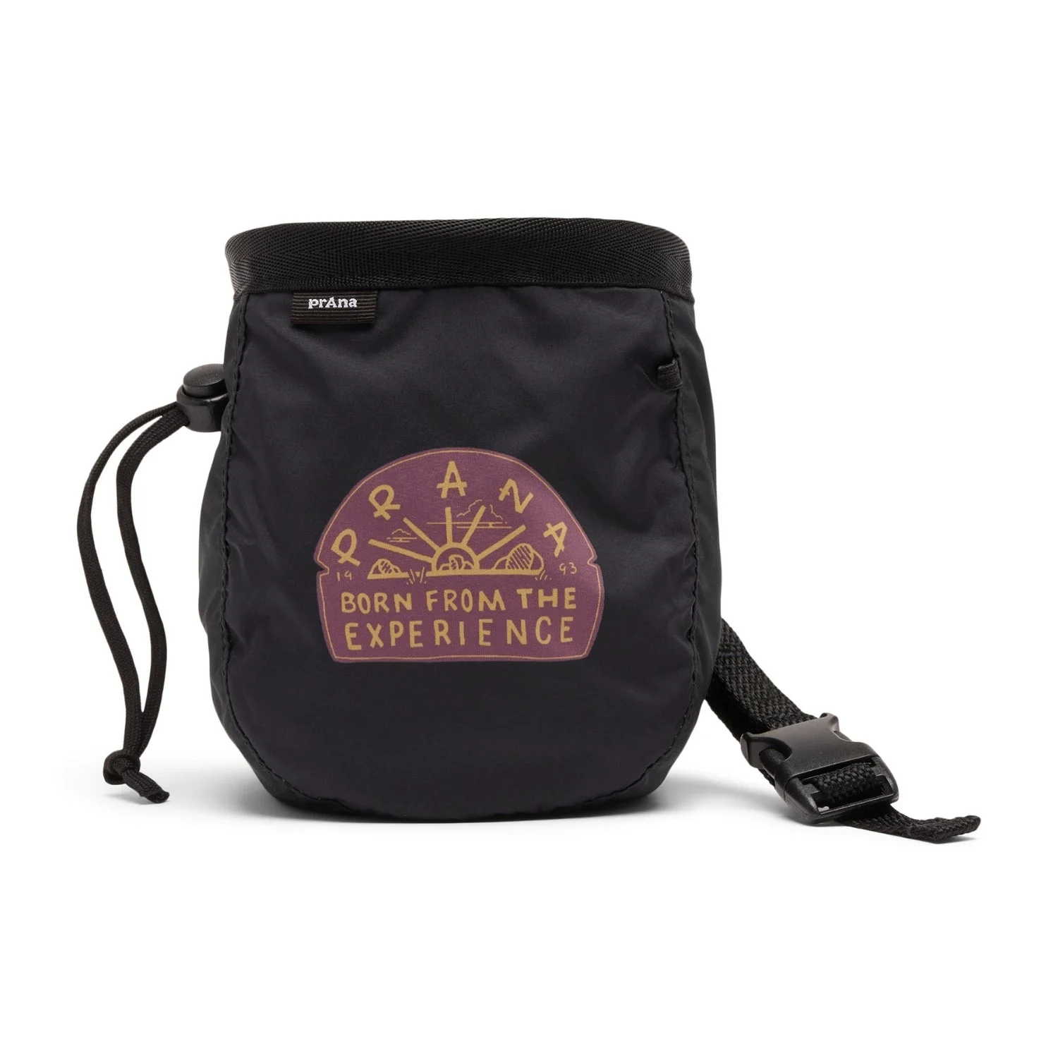 Prana Graphic Chalk Bag - Black Solar Arch