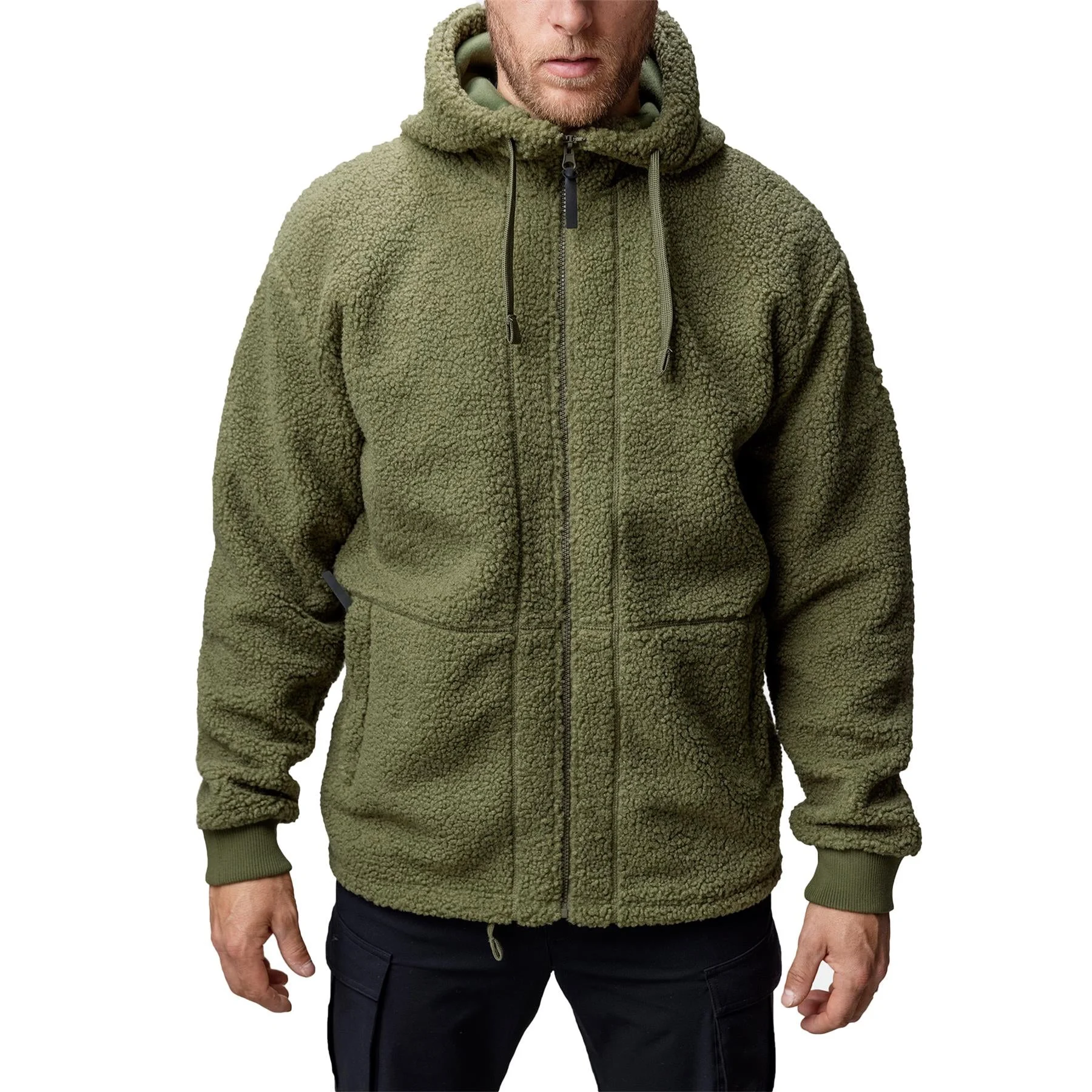 Halti Lykky Mens Fleece Jacket Four Leaf Clover Green