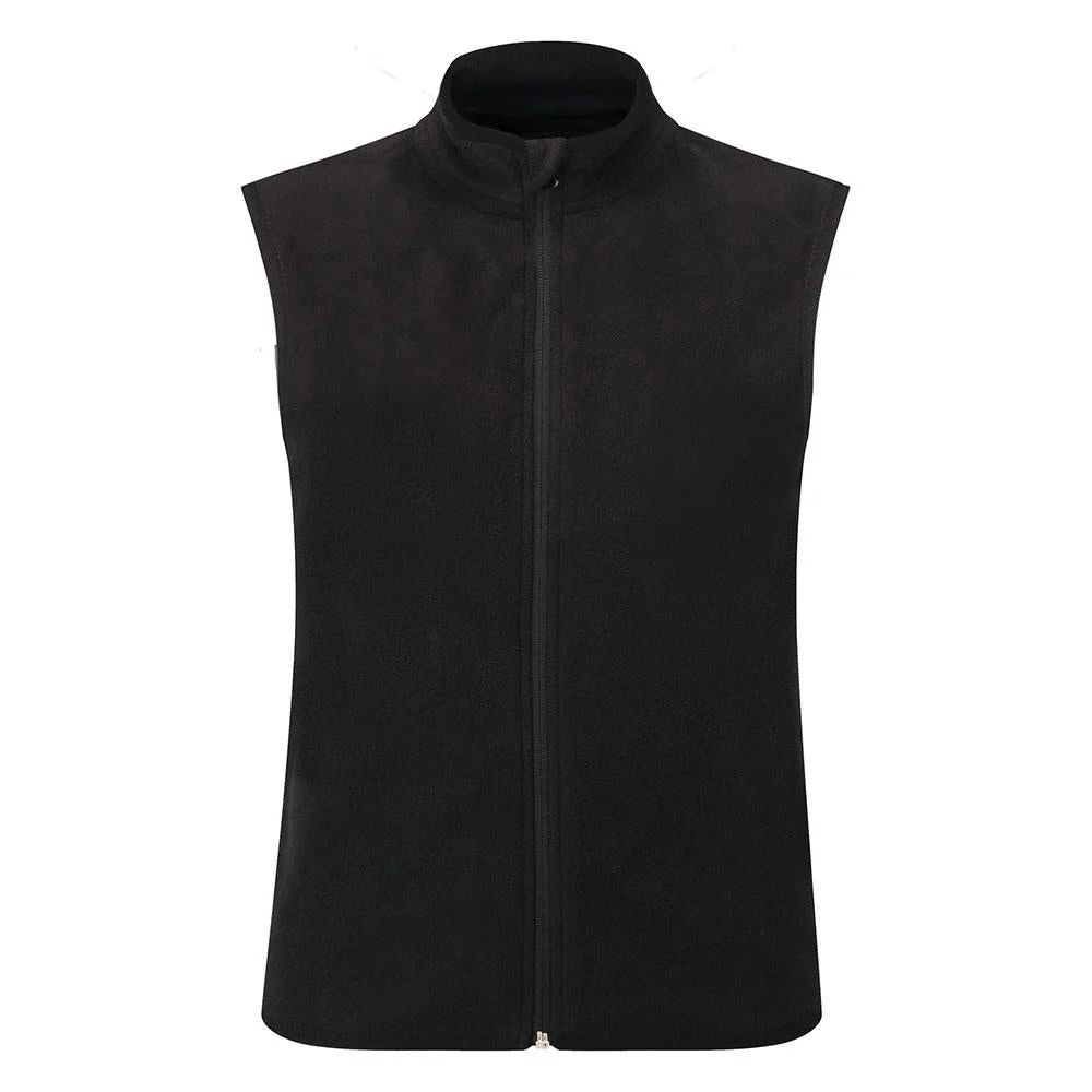 Manbi Kids Core Warmer Fleece Gilet Black