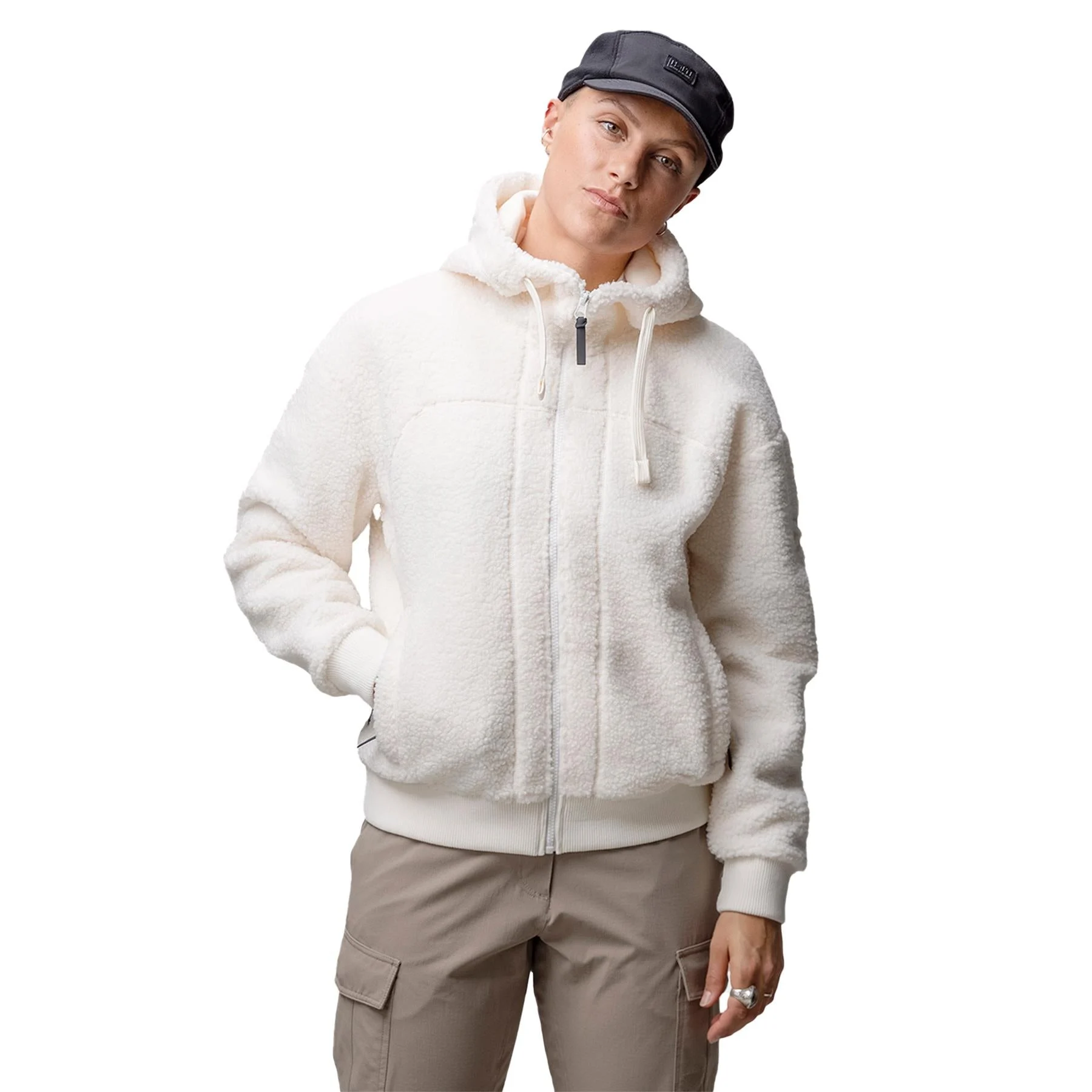 Halti Lykky Womens Fleece Jacket Snow White