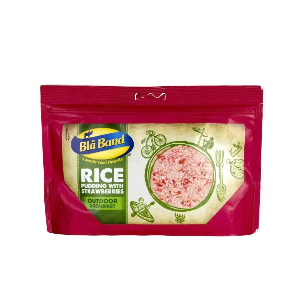 Bla Band Rice Pudding With Strawberries
