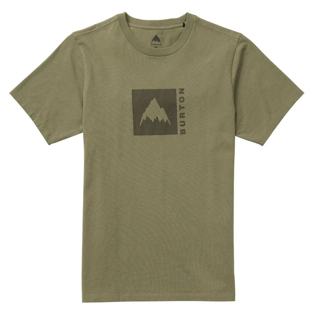 Burton Classic Mountain High Mens SS T-Shirt Forest Moss