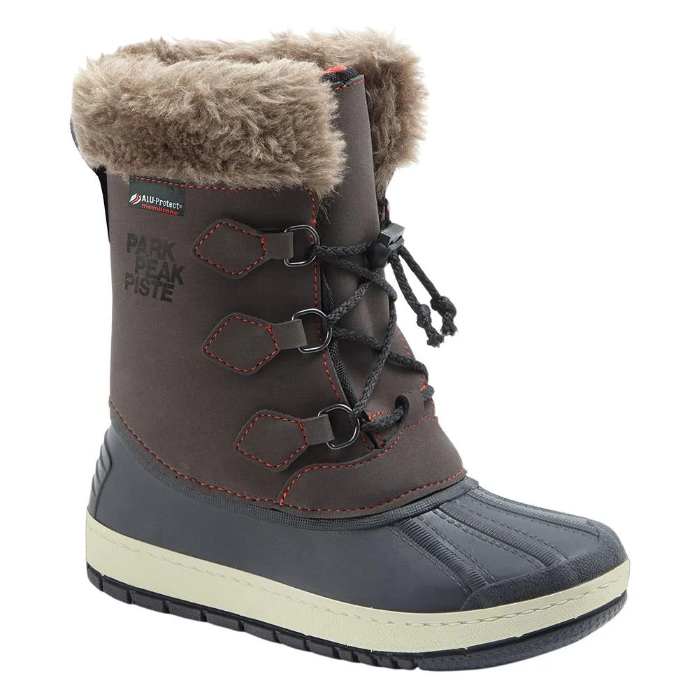 Manbi Nanouk Mens Snow Boots Brown