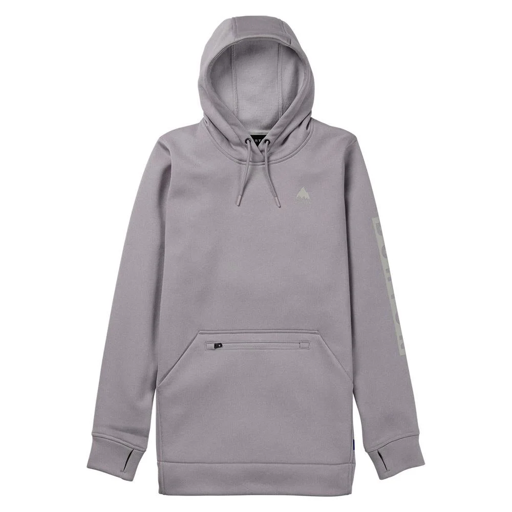 Burton Womens Oak Long Pullover Hoodie Washed Lavender Heather