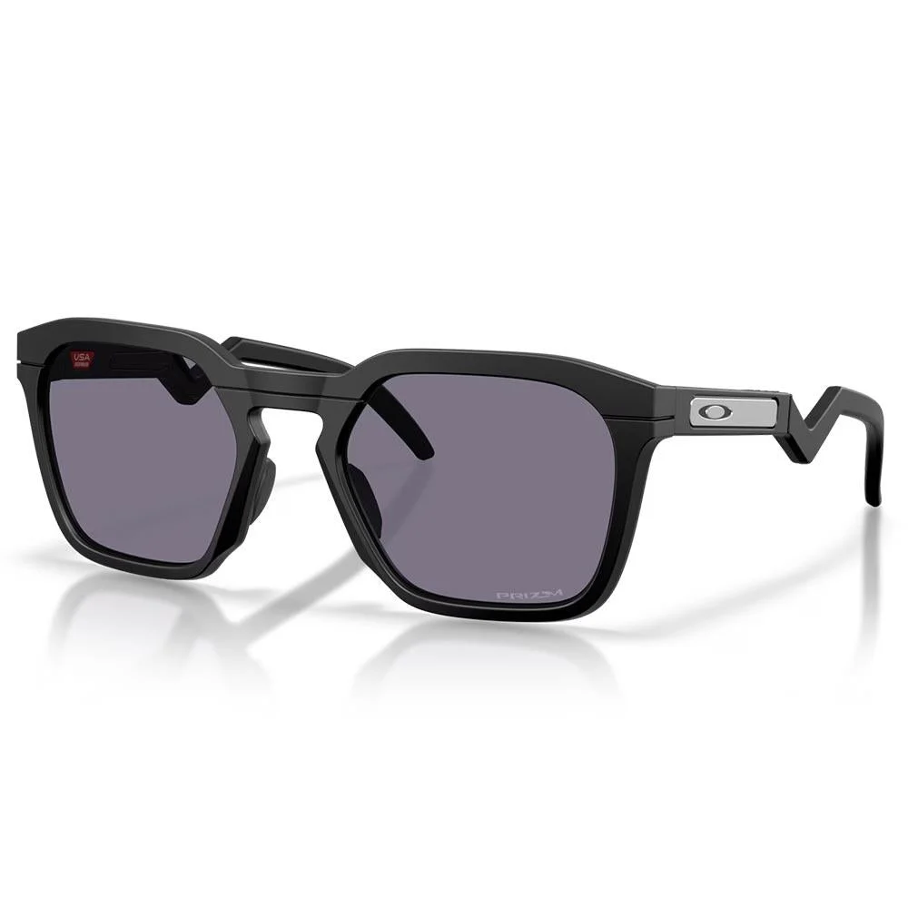 Oakley HSTN SQ Sunglasses Matte Black - Prizm Grey Lens