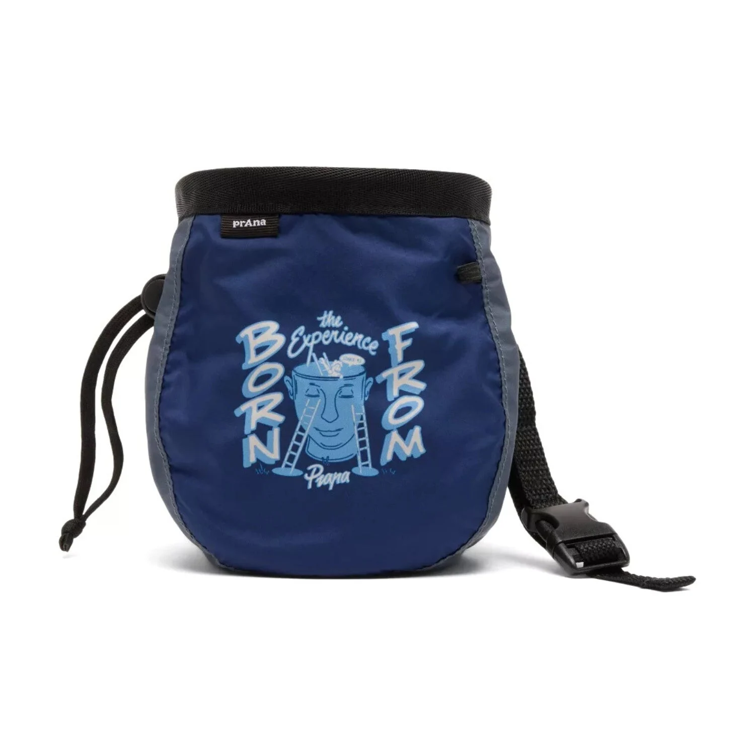 Prana Graphic Chalk Bag - Capulet Blue Open Your Mind