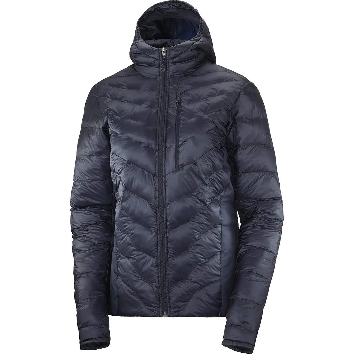 SALOMON OUTPEAK INSUL HOODIE W NIGHT SKY  - Ski down jacket