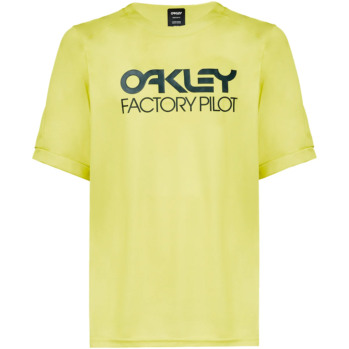 OAKLEY FACTORY PILOT MTB SS JERSEY SULPHUR  - Mountain bike jersey