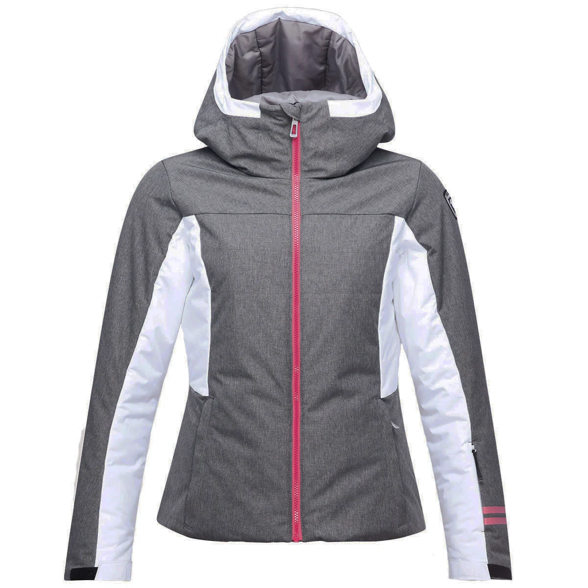 ROSSIGNOL W COURBE HEATHER JKT HEATHER GREY - Ski jacket
