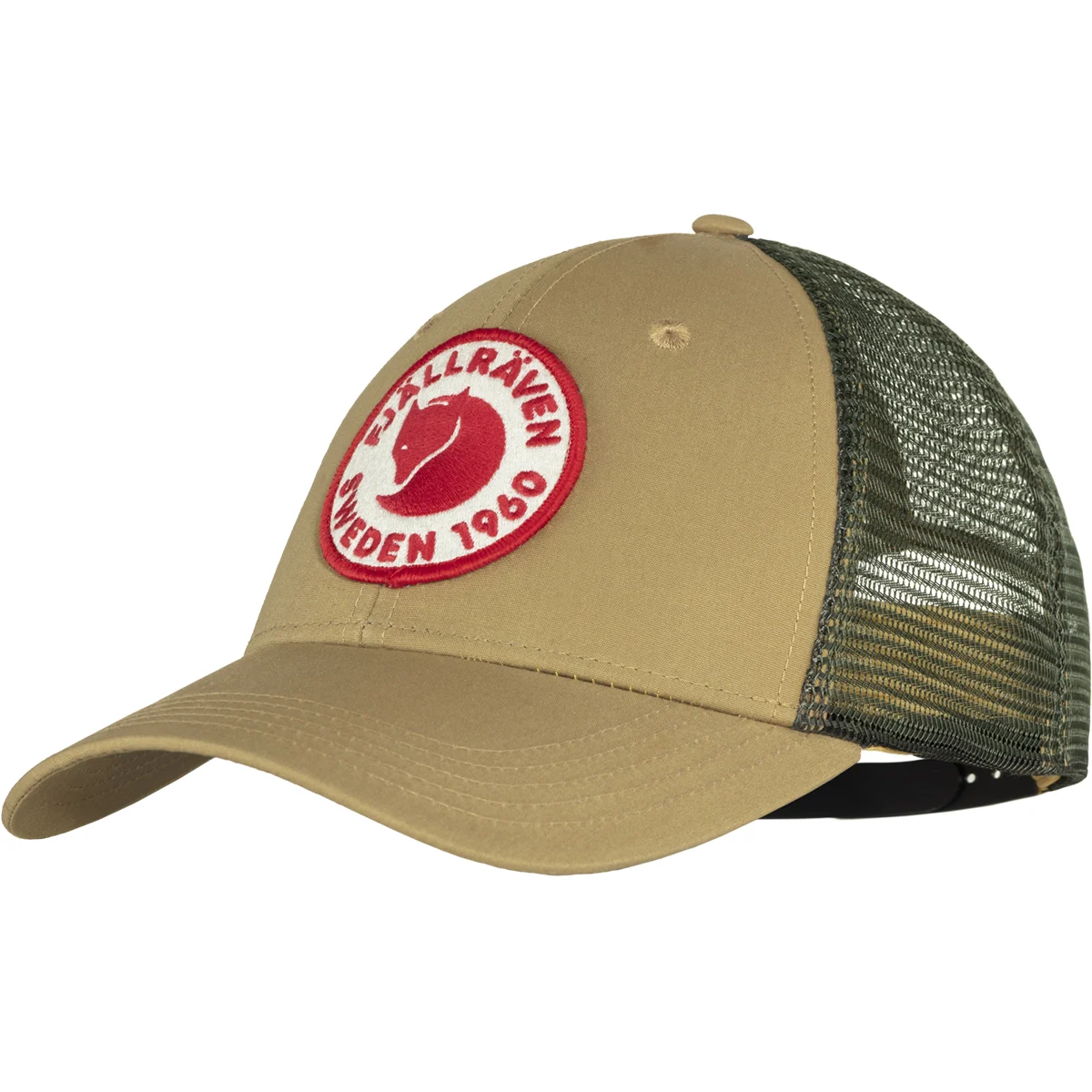 FJALLRAVEN 1960 LOGO LÅNGTRADARKEPS BUCKWHEAT BROWN  - Hiking cap