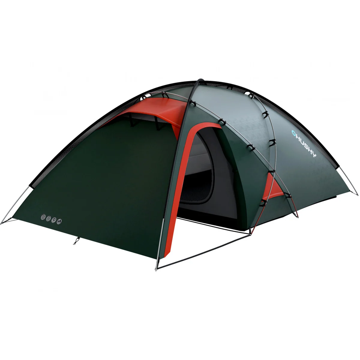 HUSKY FELEN 2-3 GREEN  - Bivouac tent
