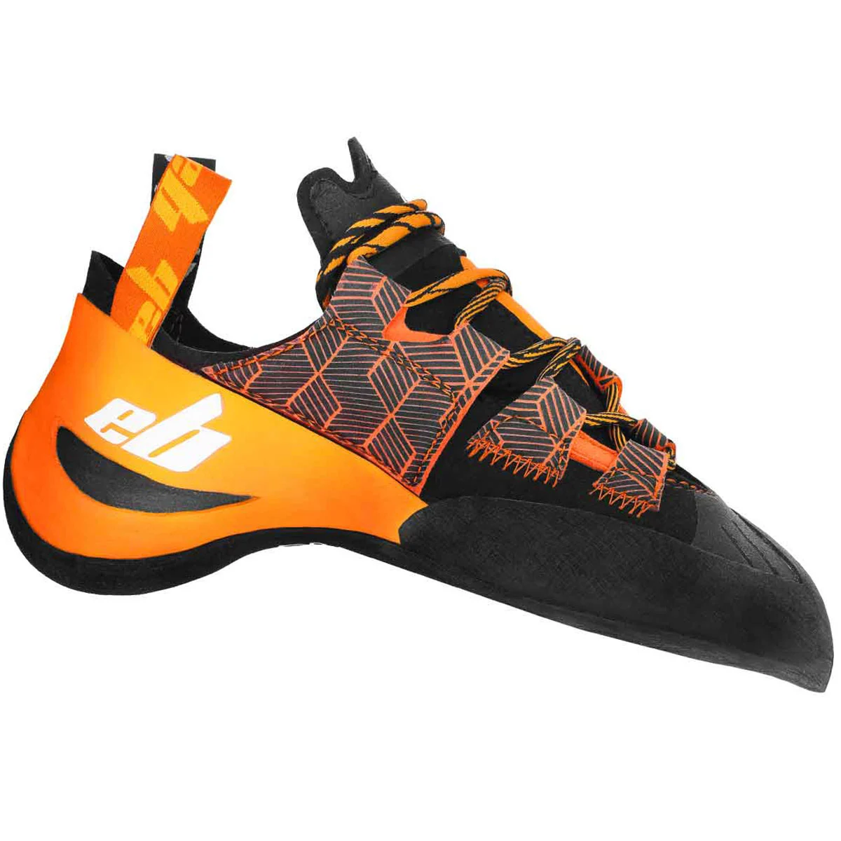 EB STRANGE NOIR/ORANGE  - Climbing shoes