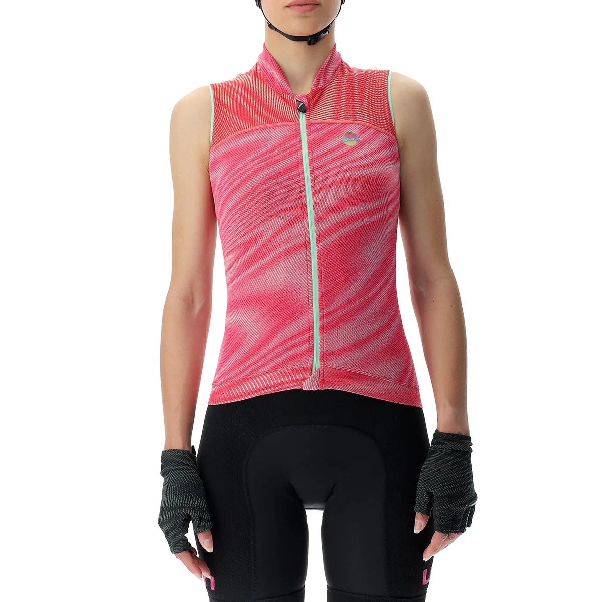 UYN LADY BIKING WAVE OW SLEEVELESS VIBRANT FUCHSIA  - Cycling jersey