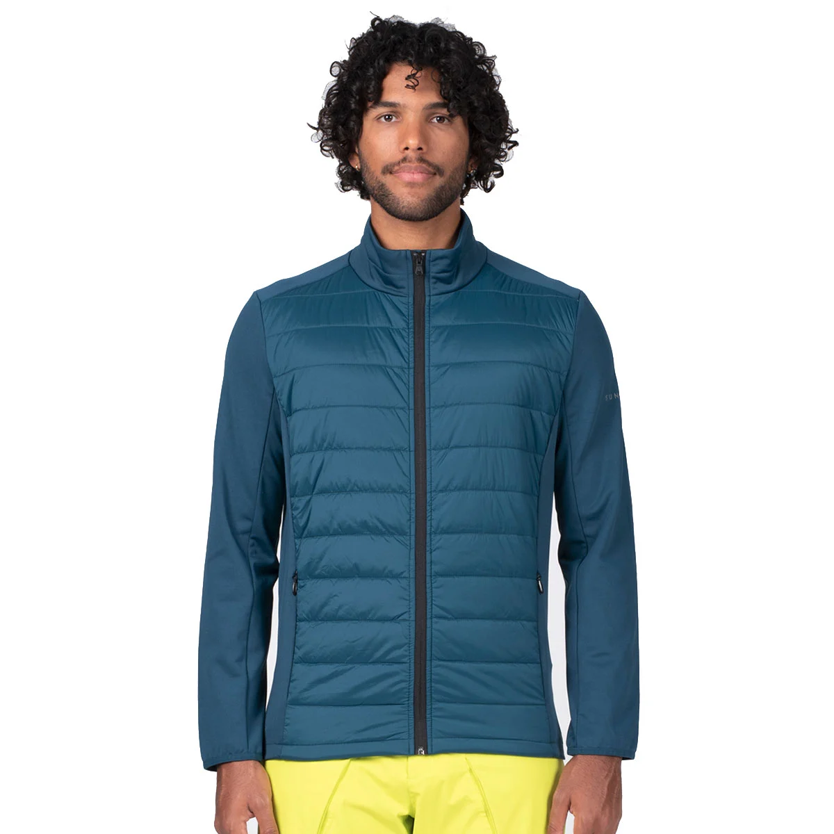 SUN VALLEY GORWIN BLEU CANARD  - Ski down jacket