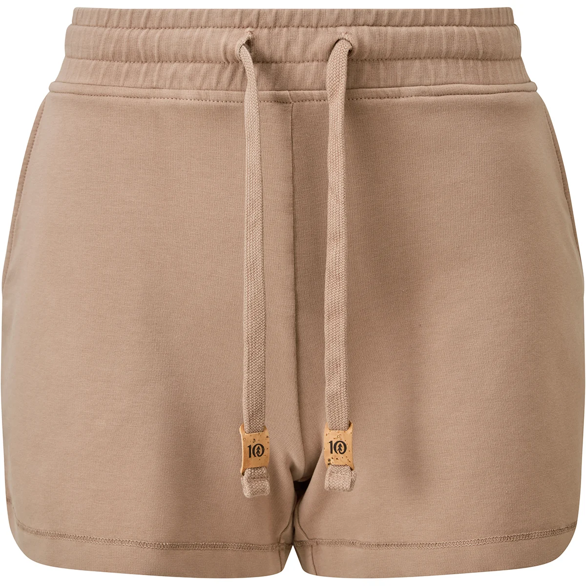 TENTREE W FRENCH TERRY FULTON SHORT MUSHROOM  - Shorts