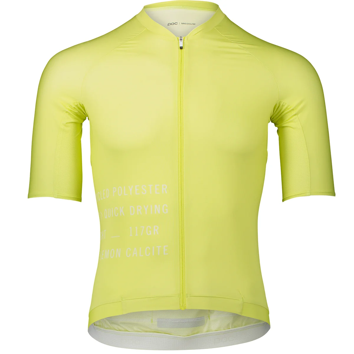 POC M'S PRISTINE PRINT JERSEY LEMON CALCITE  - Cycling jersey