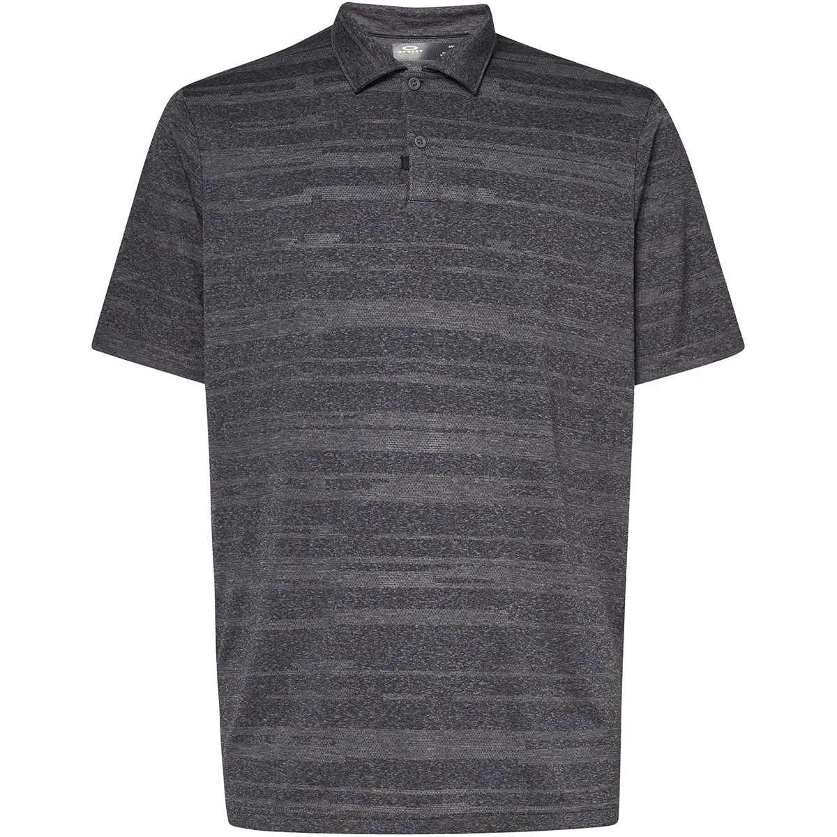 OAKLEY AERO PRO STRIPE BLACKOUT HTHR  - Polo shirt