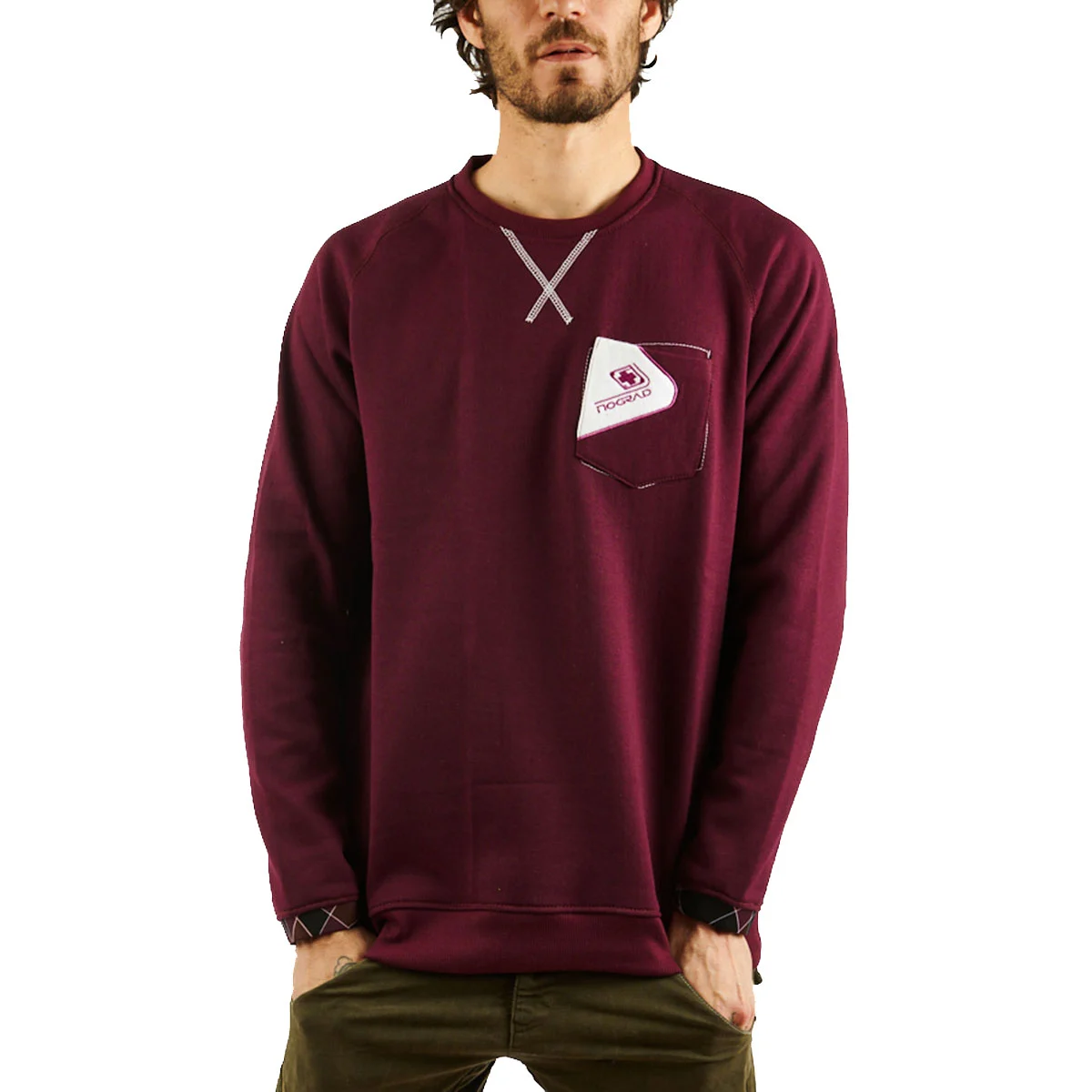 NOGRAD POCKET SWEAT PURPLE  - Sweatshirt