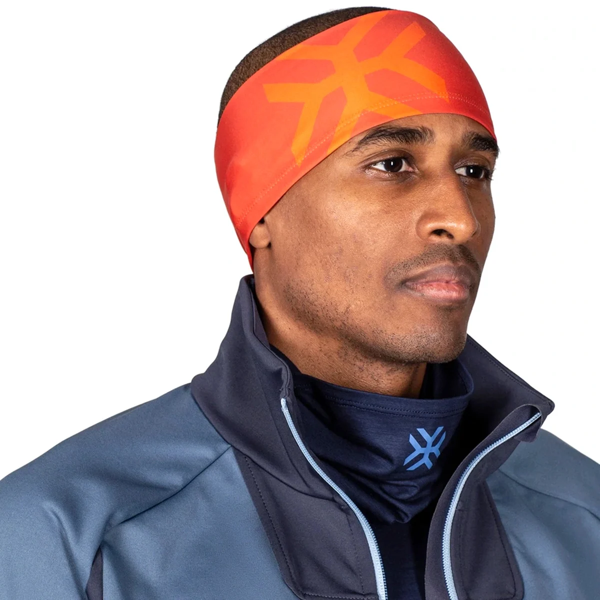 AYAQ SESIA LIGHT HEADBAND ORANGE SUNRISE  - Ski touring ski headband hat