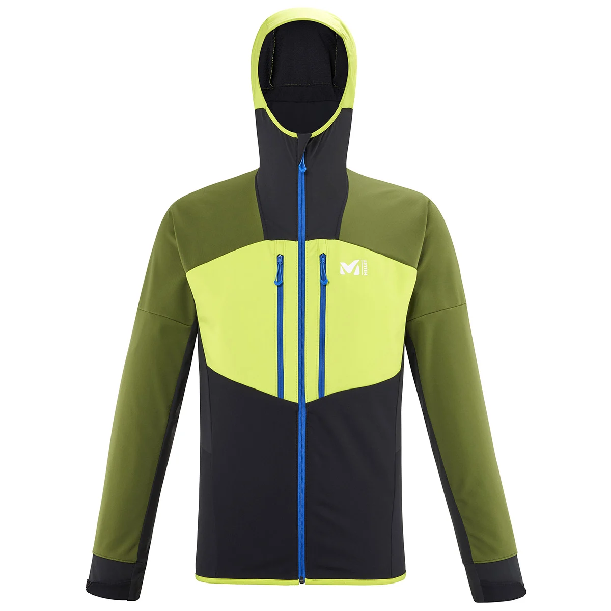 MILLET GEILO SHIELD HDIE M BLACK/FERN  - Softshell jacket