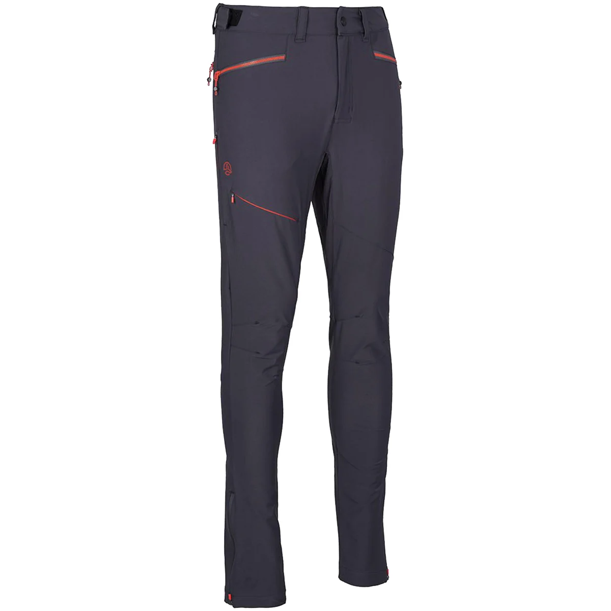 TERNUA KUTURAK PT M WHALES GREY/RED ALERT  - Hiking trousers