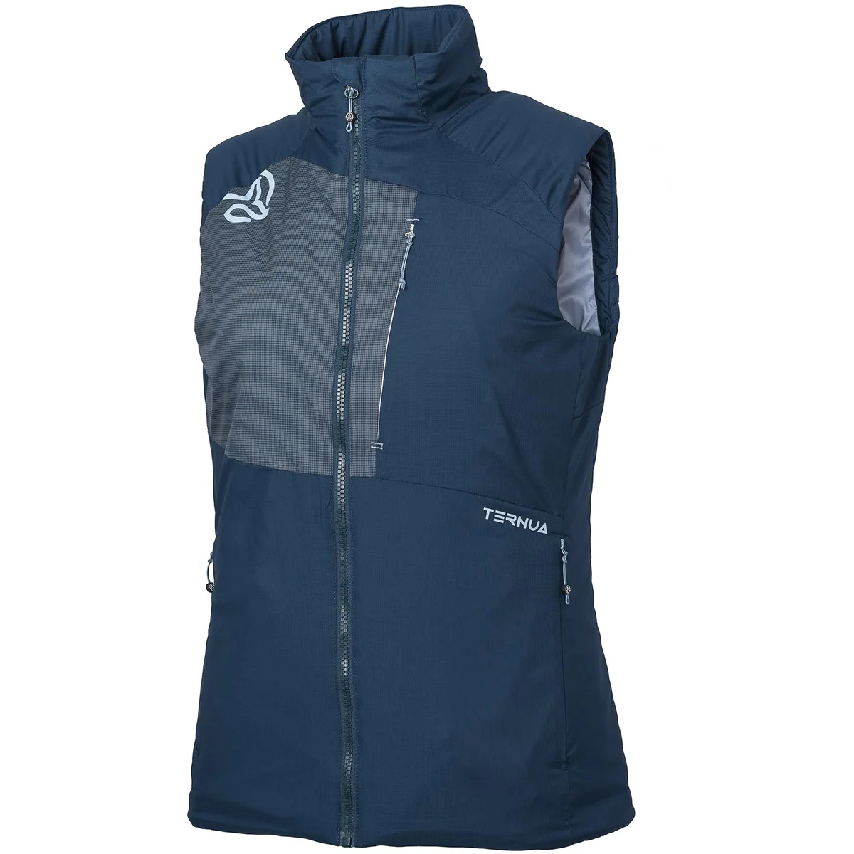 TERNUA KUANTIK VEST DARK TEAL  - Hiking down jacket