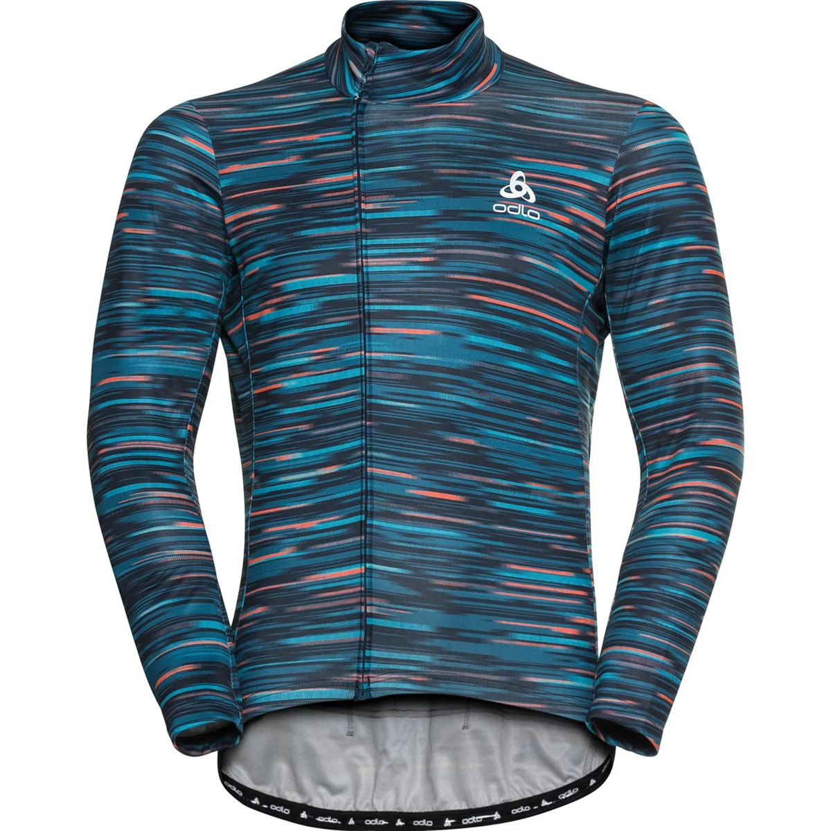 ODLO ZEROWEIGHT CERAMIWARM MID LAYER FULL ZIP DEEP DIVE  - Cycling jersey