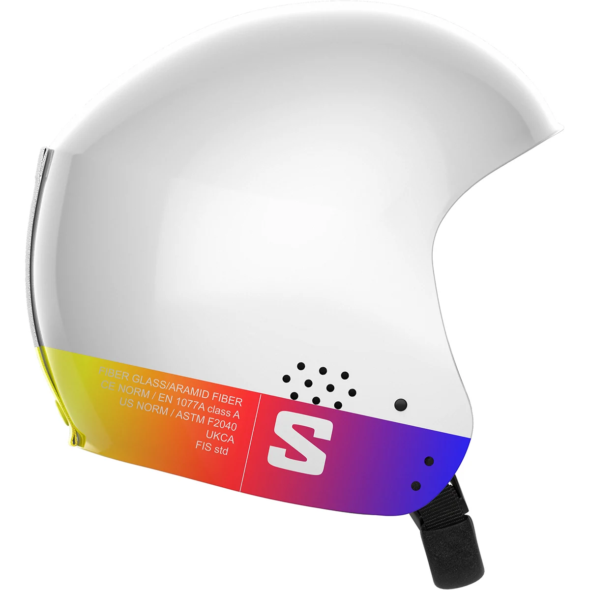 SALOMON SRACE FIS INJECTED JR Unicolore  - Ski helmet