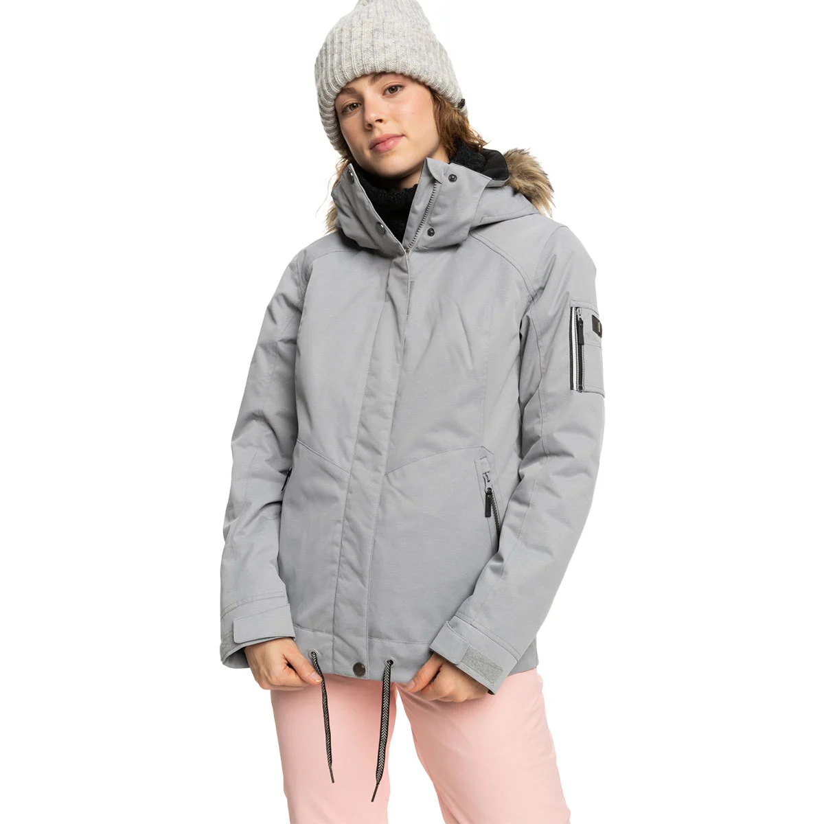 ROXY MEADE JK HEATHER GREY  - Ski jacket