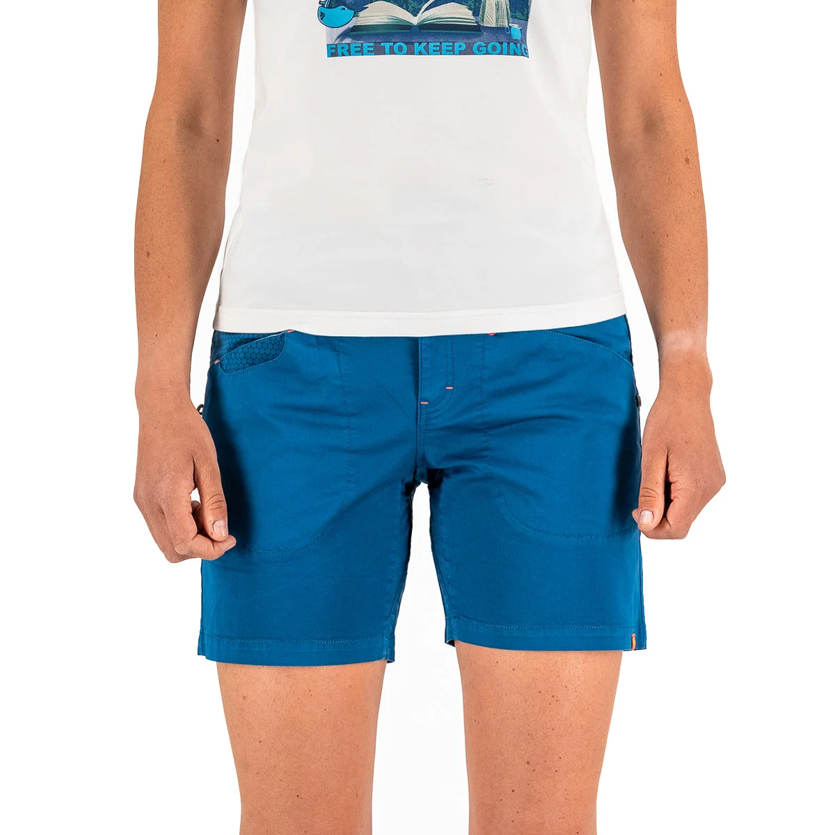 KARPOS NOGHERA W BERMUDA MOROCCAN BLUE  - Climbing shorts