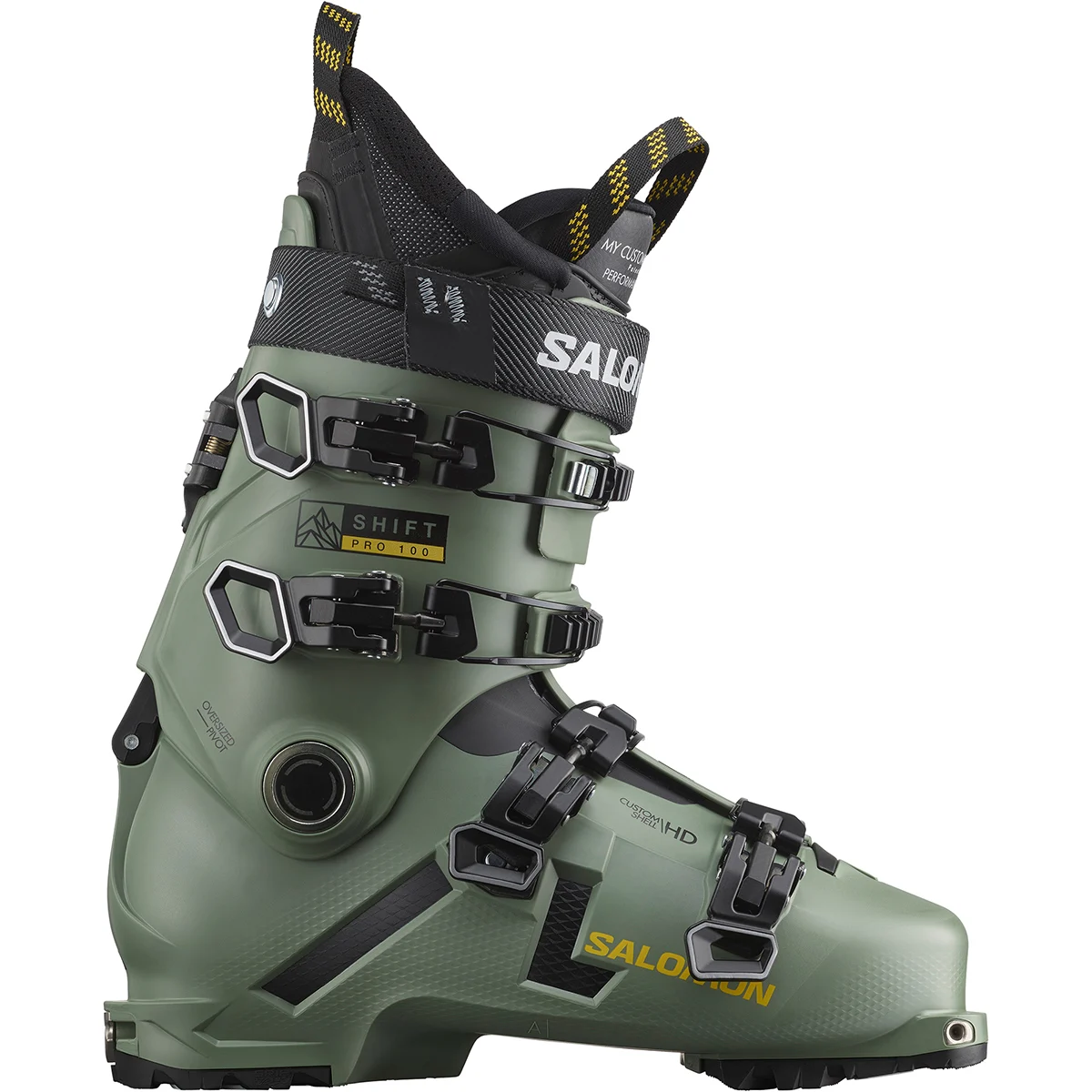 SALOMON SHIFT PRO 100 AT OILGR/BK/S  - Alpine ski boots