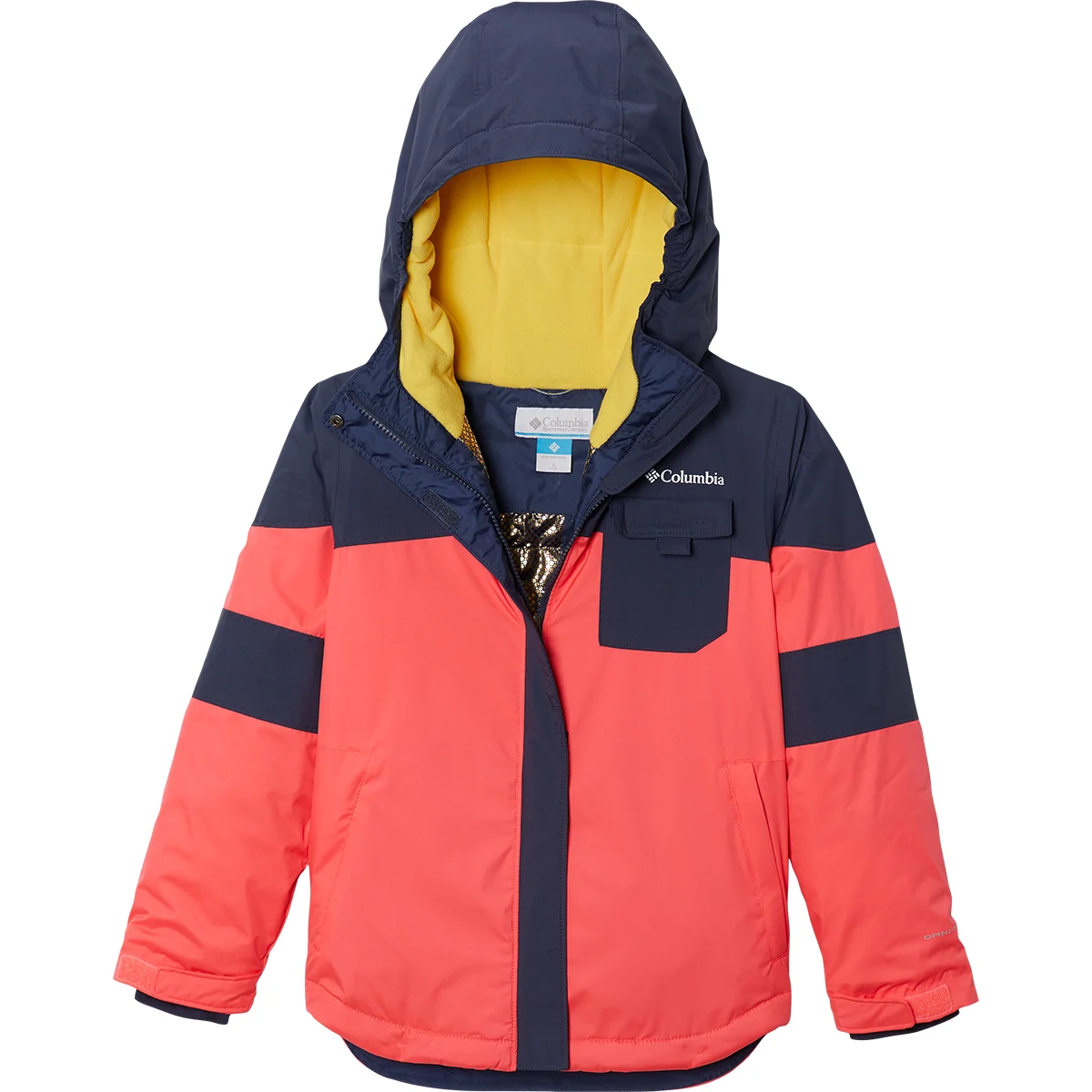 COLUMBIA G MIGHTY MOGUL II JACKET NEON SUNRISE NOCTURNAL  - Ski jacket