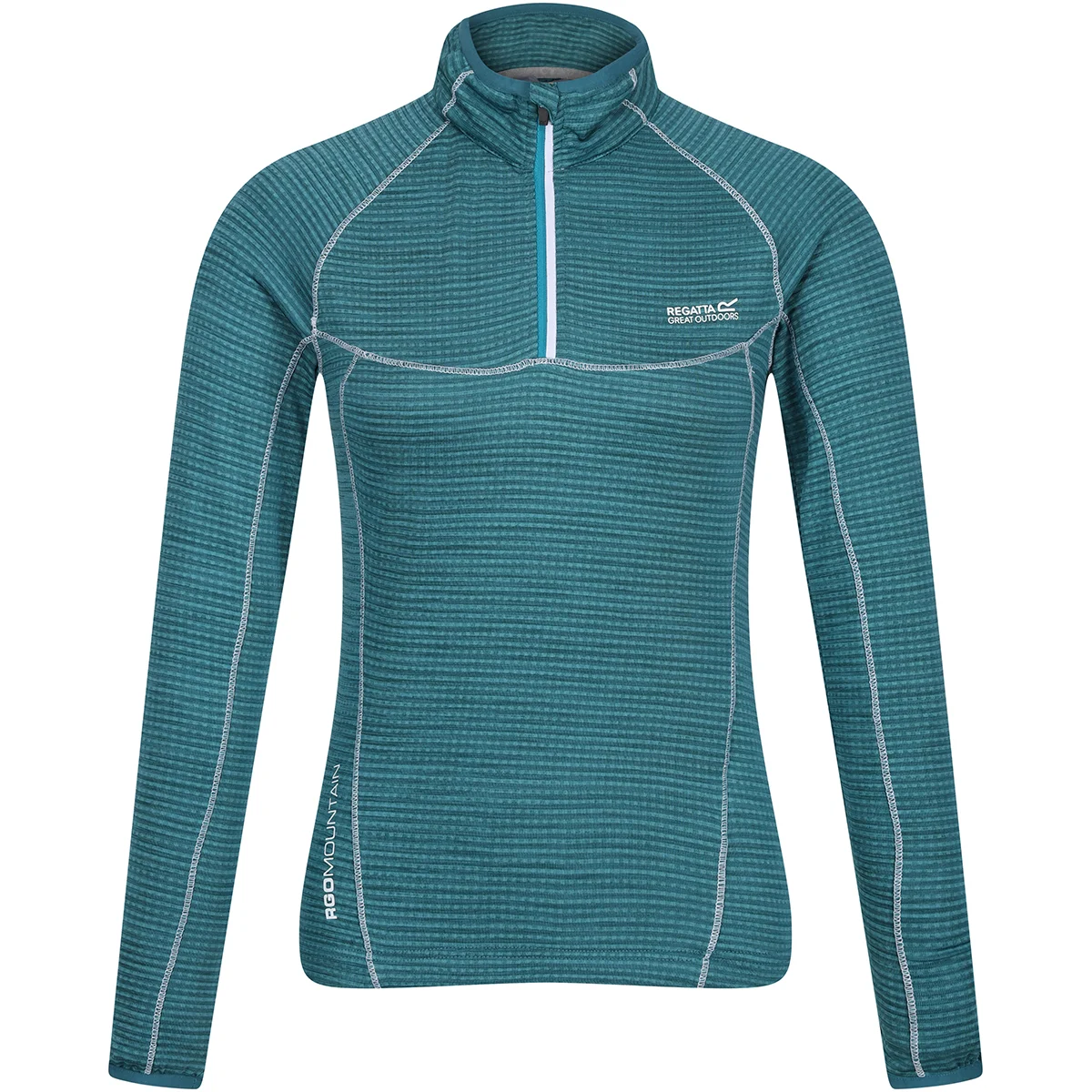 REGATTA W YONDER PAGODA BLUE  - Hiking fleece sweatshirt