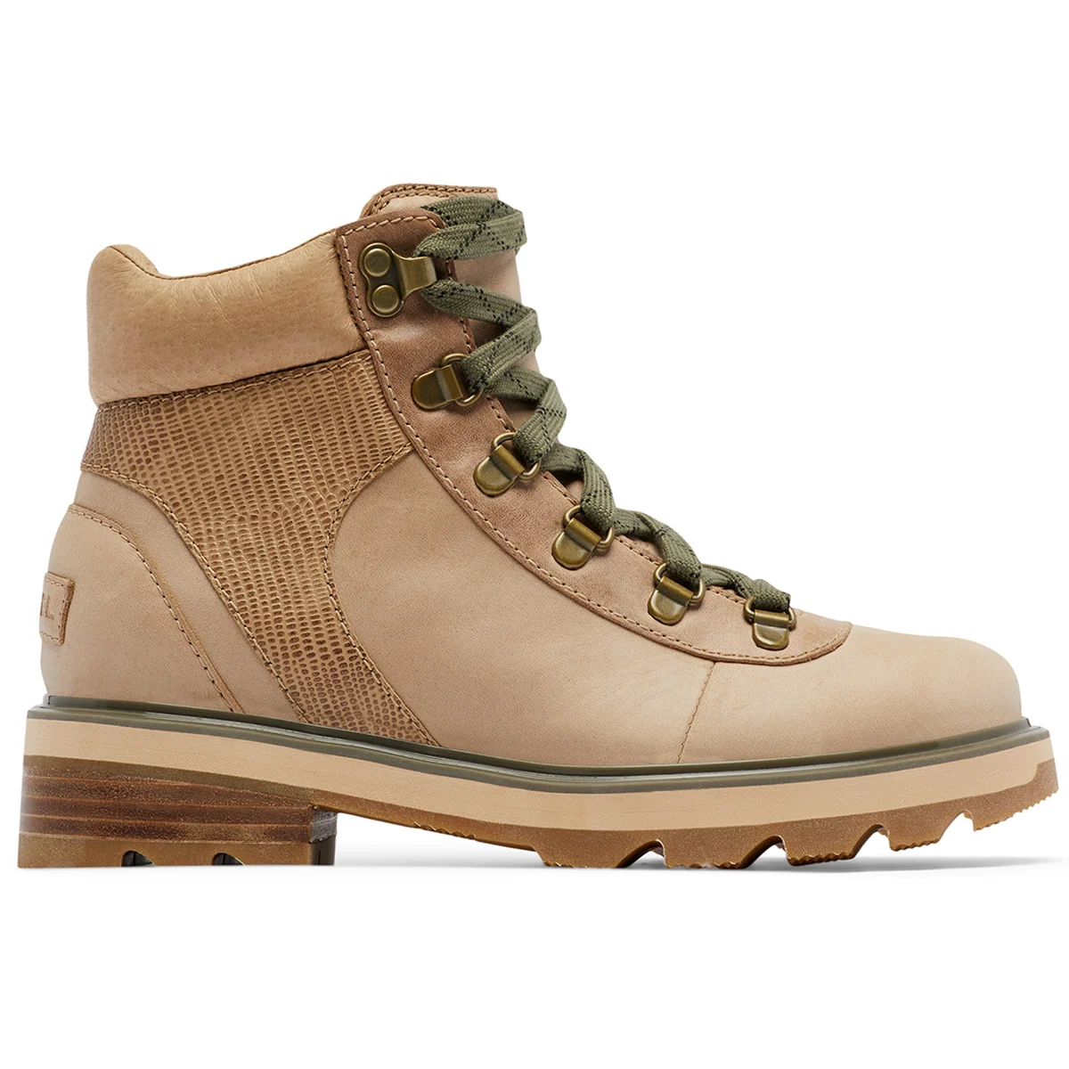SOREL LENNOX HIKER STKD WP NU W CANOE, STONE GR  - Winter boot