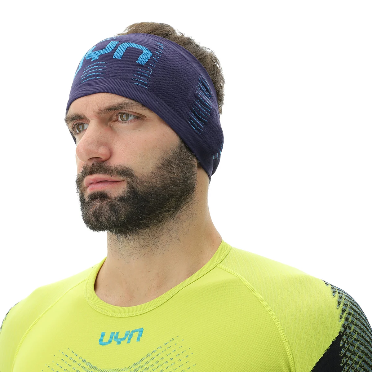 UYN UNISEX VIBE HEADBAND DEEP BLUE/ATLANTIC  - Trail running headband