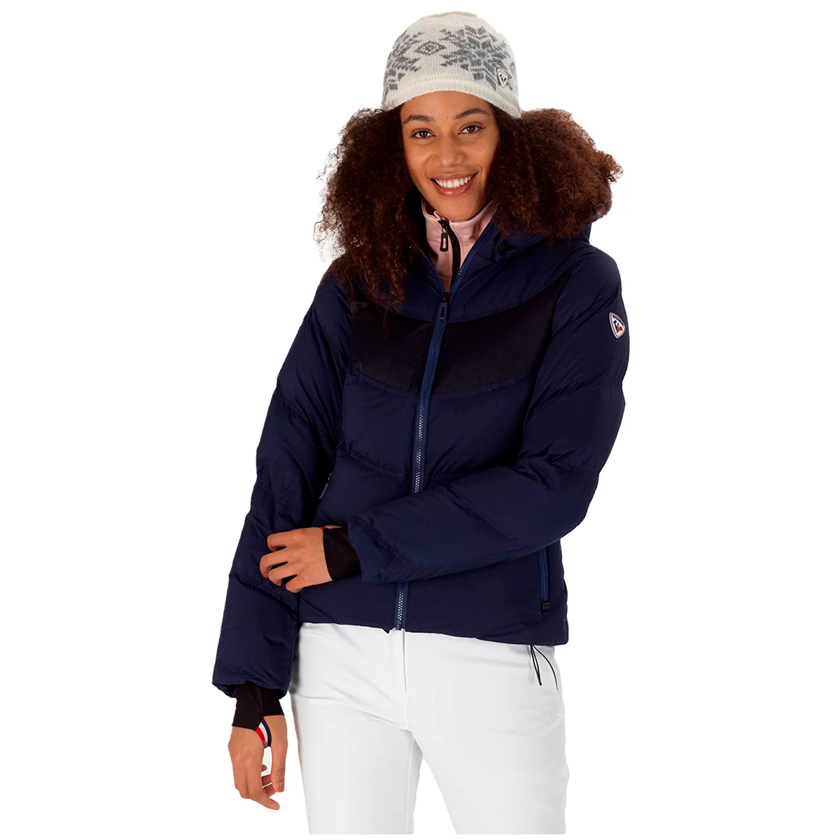 ROSSIGNOL W SIGNATURE DOWN JACKET DARK NAVY  - Ski jacket