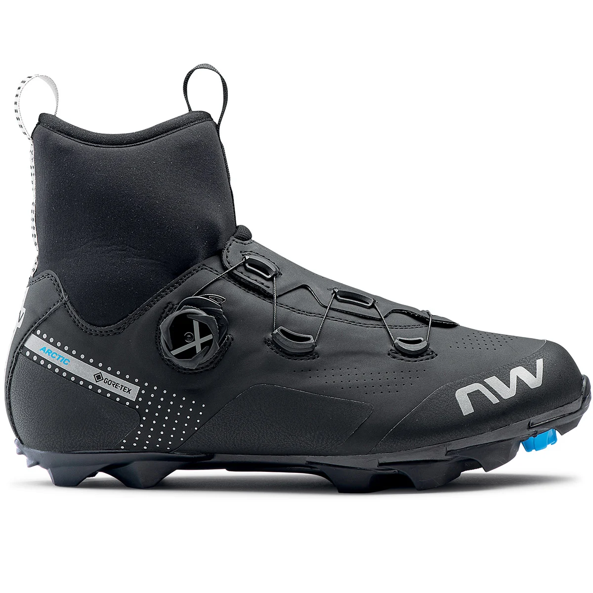 NORTHWAVE CELSIUS XC ARCTIC GTX BLACK  - Clipless mountain bike shoe