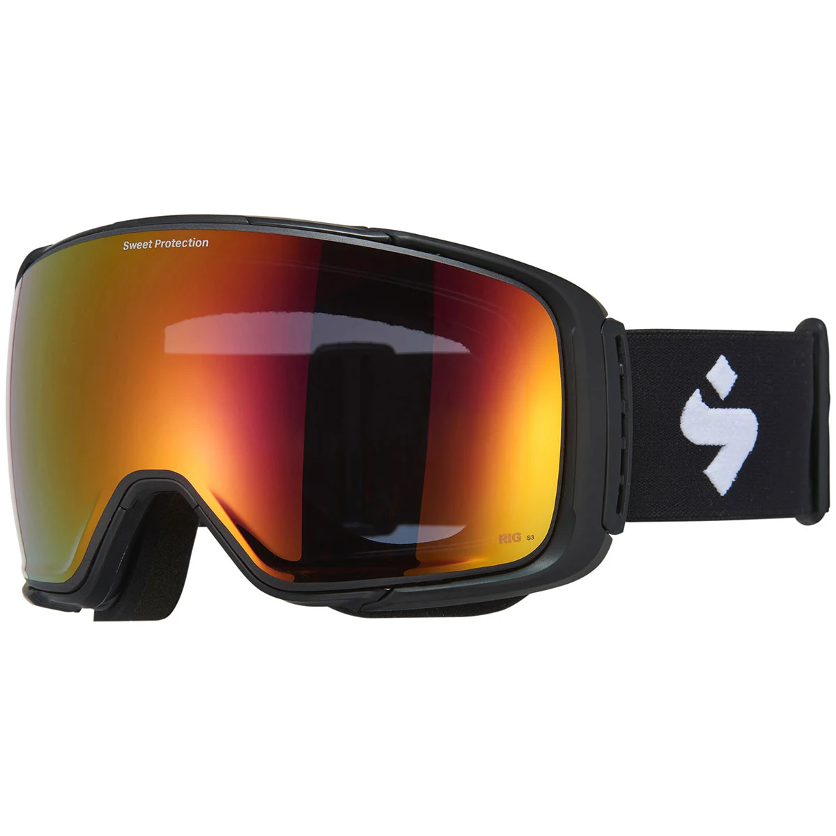 SWEET PROTECTION INTERSTELLAR RIG REFLECT RIG TOPAZ/MATTE BLACK/BLACK  - Ski goggles