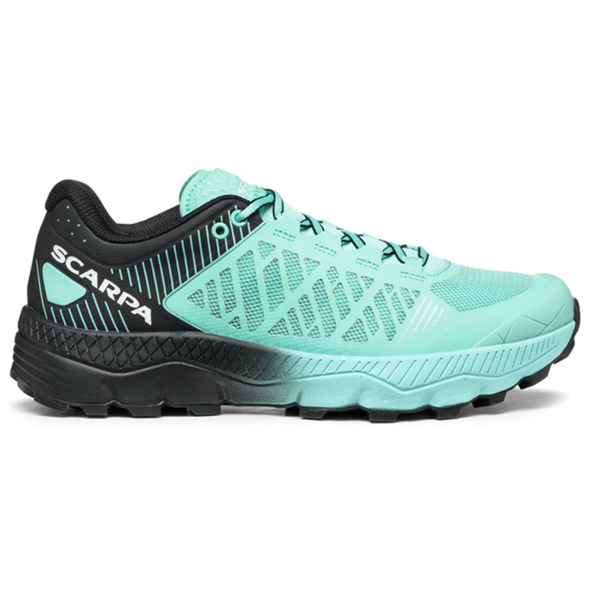 SCARPA SPIN ULTRA W ARUBA BLUE BLACK  - Trail running shoes
