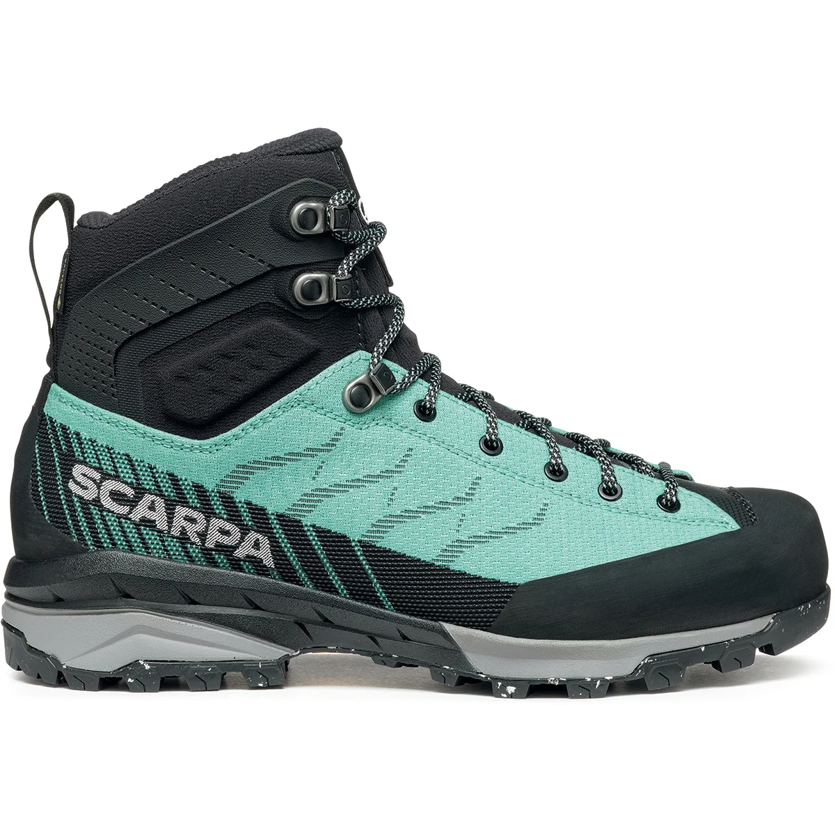 SCARPA MESCALITO TREK PLANET GORE-TEX JADE BLACK  - Mid-rise hiking boot